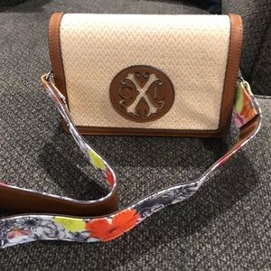 Christian Lacroix straw shoulder bag/clutch